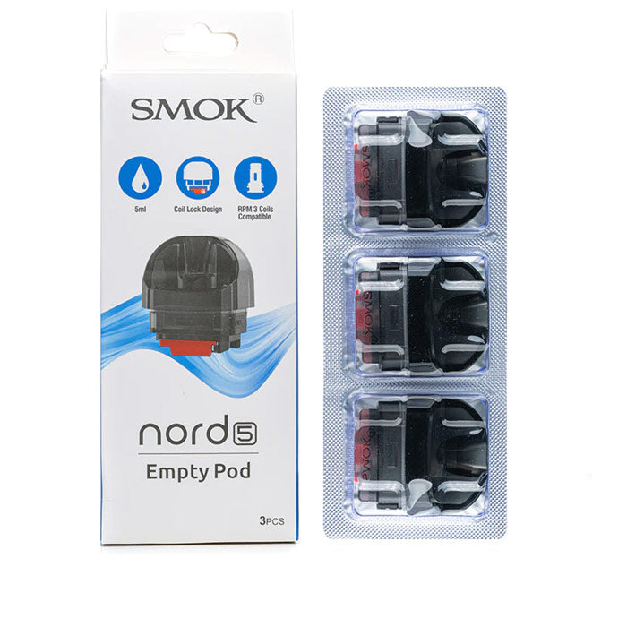 Smok Nord 5 Empty Pod 5ml 3Pcs/Pack