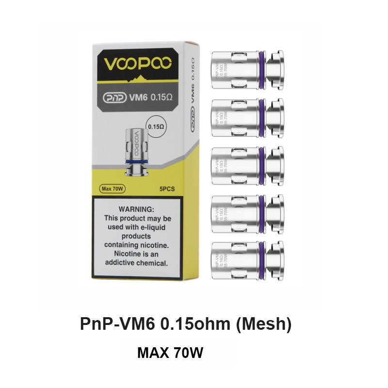 Voopoo Pnp Coils 5Pcs/Pack